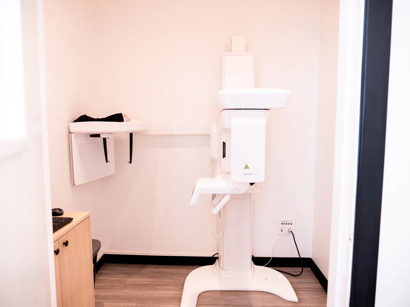 Salle de radiologie dentaire : panoramique et cone beam